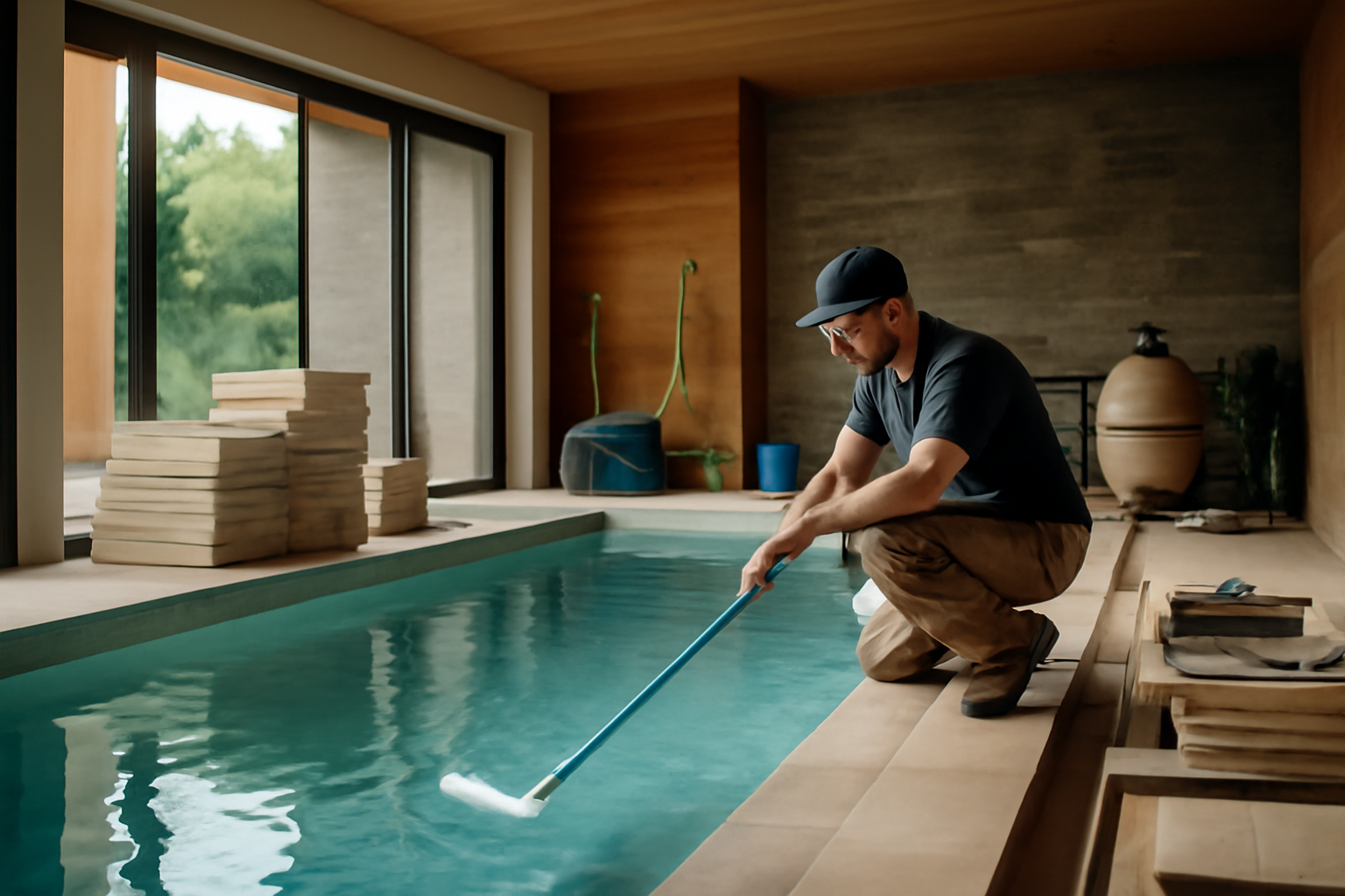 découvrez le coût de construction et d'entretien d'une piscine intérieure, avec des conseils pour gérer votre budget efficacement.