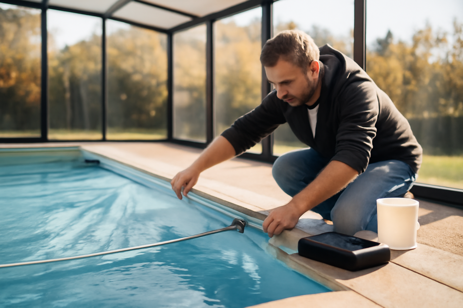 découvrez nos conseils pratiques pour hiverner efficacement une piscine couverte par un abri et préserver la qualité de l'eau pendant la saison froide.