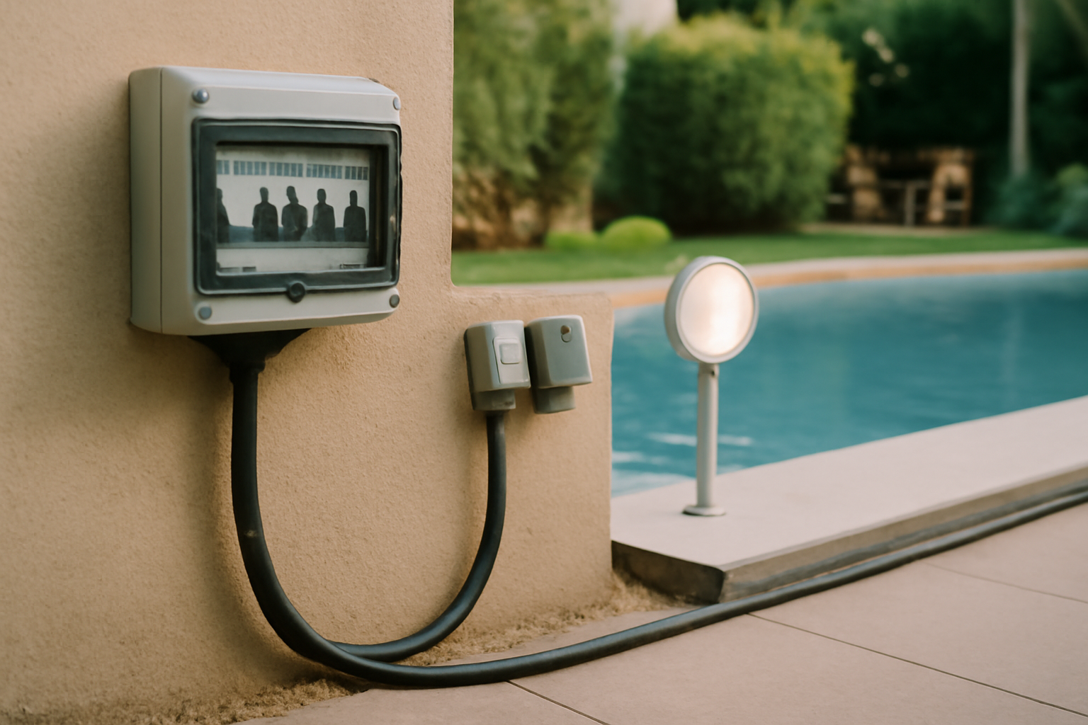 découvrez les installations électriques indispensables pour une piscine sécurisée et conforme aux normes, incluant éclairage, pompe et mise à la terre.