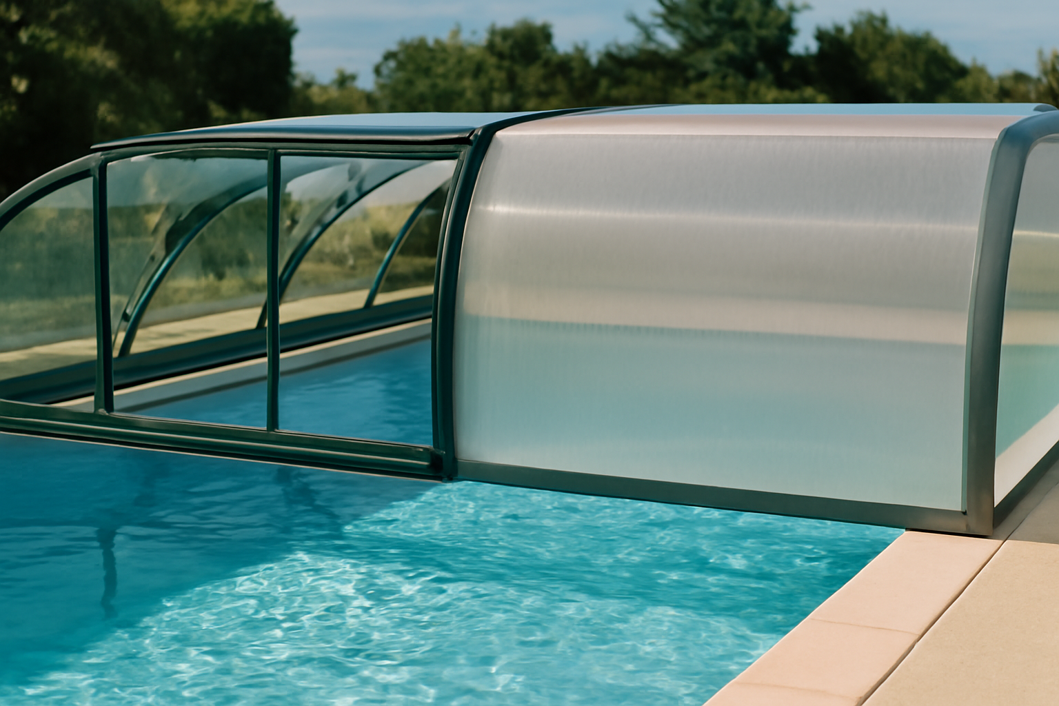 découvrez comment choisir entre un abri de piscine en verre ou en polycarbonate pour optimiser la sécurité, l'esthétique et la durabilité de votre espace piscine.