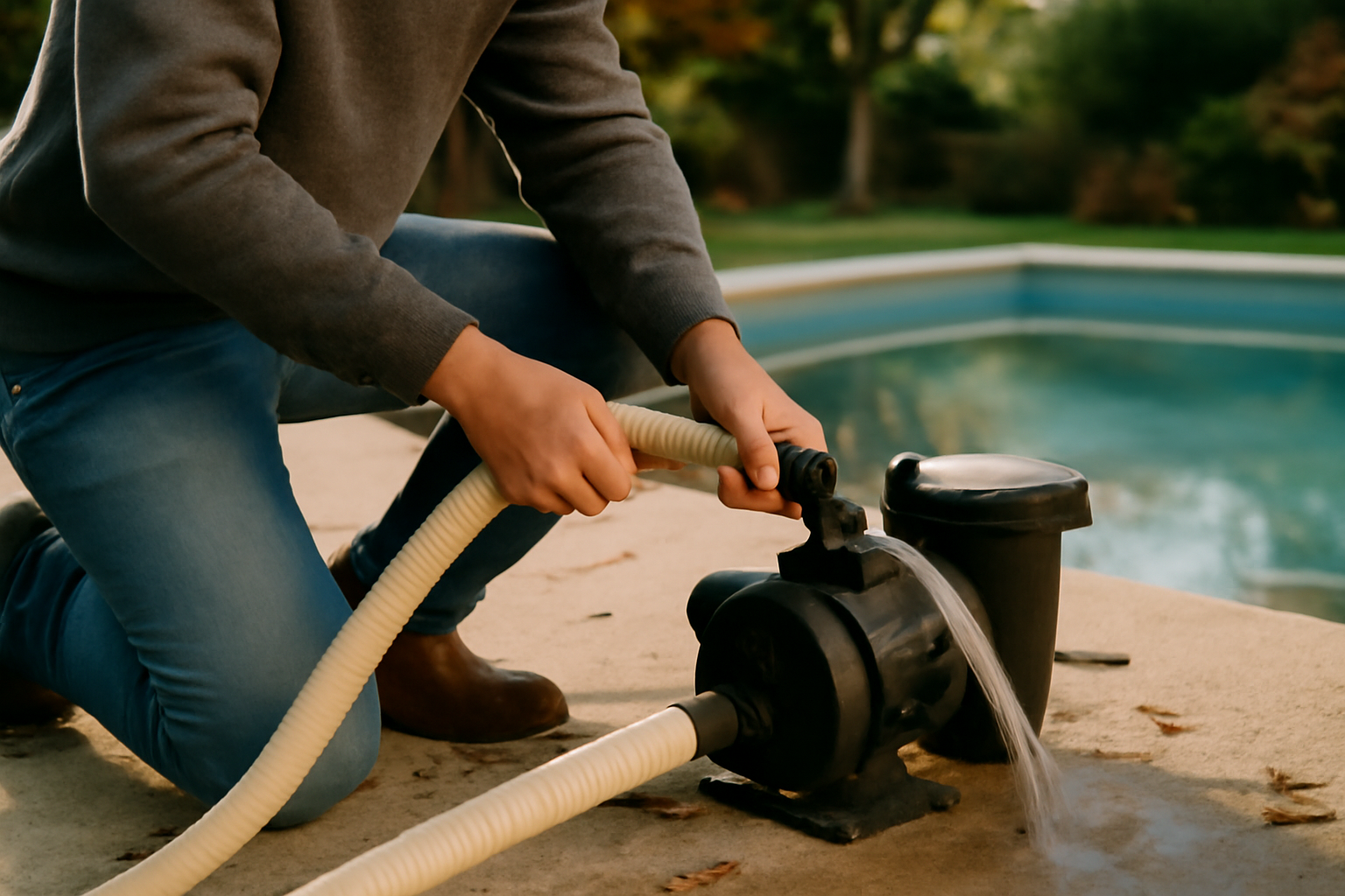 découvrez nos conseils pratiques pour vider correctement la pompe et la piscine afin de préparer l'hivernage et protéger votre installation durant l'hiver.