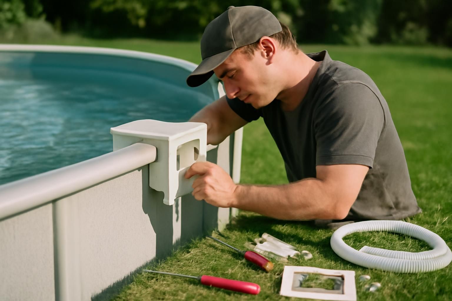 découvrez étape par étape comment installer un skimmer sur une piscine hors sol pour maintenir une eau propre et claire facilement.